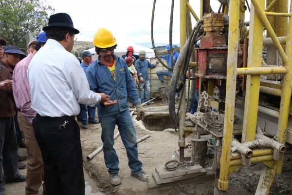 Trabajos de excavación de aguas subterráneas